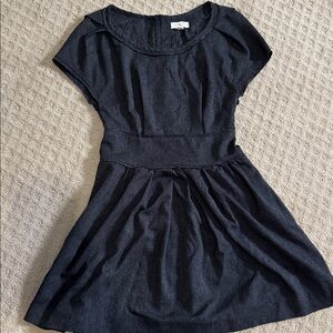 Silence + Noise Dark Gray Dress